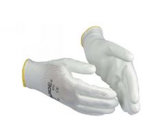 Ochranné rukavice s PU výliskom, biele STL 11 GUIDE 522