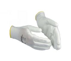 Ochranné rukavice s PU výliskom, biele STL 9 GUIDE 522