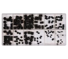 Sada bezhlavých, imbusových skrutiek 160 ks