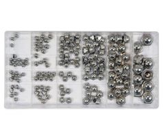 Sada klobúkových, metrických matíc 150 ks