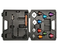 Sada manometrov na meranie tlaku chladiča auta 14 dielov YATO