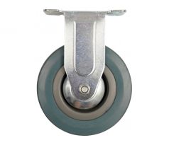 Koleso fixné so sivou gumou 125 x 27 x 161 mm 50 kg