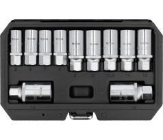 YATO sada na demontáž čapov 11 ks 3/8”, 1/2”