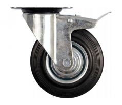 VOREL Priemyselné koleso s otočnou brzdou vidlice 200 mm 150 kg