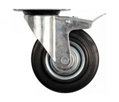 VOREL Priemyselné koleso s otočnou brzdou vidlice 160 mm 130 kg