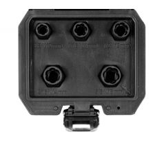 YATO sada na demontáž poškodených hláv skrutiek 5 ks 3/8” 10-16 mm CrMo