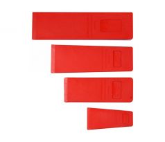 Sada 4 štiepacích klinov 136 - 300 mm plast YATO