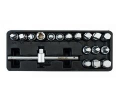 Sada nástrčných kľúčov na zátky olejových van motorov 18 ks