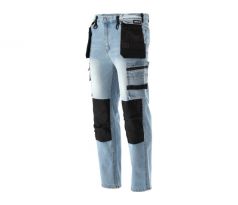 Pracovná ochranná softshellová bunda čierno-sivá veľkosť M 3 vrecká YATO