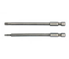 Bitový hrot T10 + T25 1/4" 100 mm 2 ks/bl YATO