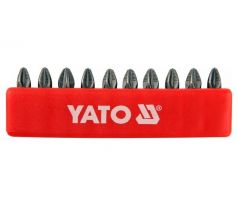 Bit krížový 1/4” PZ2 x 25 mm 10 ks