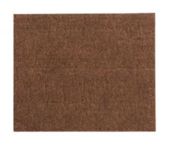 Podložka samolepiaca pod nábytok hnedá 100 x 120 mm