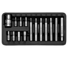 Sada bitov 15 kusov (imbus) H4-H12 1/2" YATO