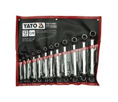 Sada kľúčov očkových 12ks 6-32 mm ohnuté