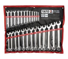 Sada kľúčov 25 kusov 6-32 mm CrV YATO