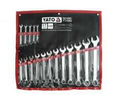 Sada 17 kľúčov v tvare hviezdy, 8-32 mm CrV YATO