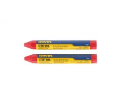 IRWIN Strait-Line Crayon červená (2 ks/ks.)