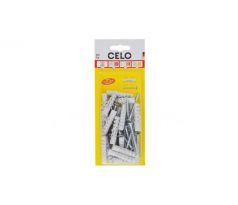 CELO NF 8 krídlová hmoždinka + 5 x 50 drevená skrutka (20 ks)