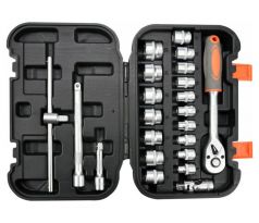 Sada nástrčných kľúčov 22 kusov 3/8" 6-22 mm STHOR
