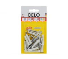 CELO FX UNIVERZÁLNA HMOŽDINKA M6+4,545 DREVENÁ SKRUTKA (15 ks)