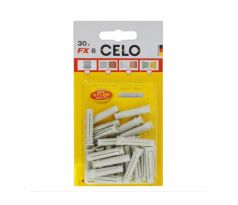 CELO FX 6 univerzálna nylonová hmoždinka (30 ks)
