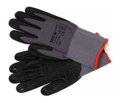 Pracovné rukavice z nitrilu namáčaného do peny 8 s protišmykovou úpravou YATO