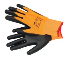 Ochranné rukavice PU máčané veľkosť 8 YATO
