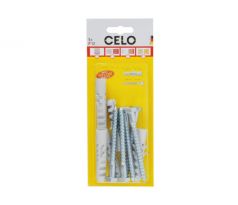 CELO Krídlová hmoždinka F 12+SKS 8x80 (5 ks)