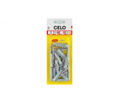 CELO NF 12 krídlová hmoždinka + 8 x 80 šesťhranná skrutka (2 ks)