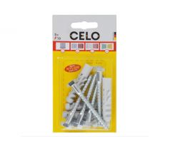 CELO NF 10 krídlová hmoždinka + 7 x 65 šesťhranná skrutka (5 ks)