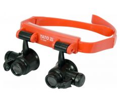 Čelenková lupa s LED svetlom 10 x - 25 x YATO