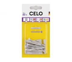 CELO MZ univerzálna plastová hmoždinka 10 x 60 + 6,0 x 80 drevená skrutka (5 ks)