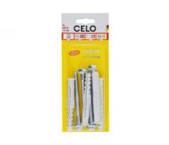 CELO Plastová hmoždinka MFR 10-80 SB SSKS (4 ks)