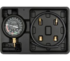 Sada tlakomerov a vákuometrov 9 kusov 1 bar YATO