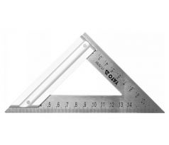 Pravouhlé pravítko 170 mm inox YATO