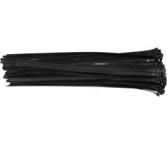 YATO Uvoľniteľná sťahovacia páska 7,6 x 400 mm, čierna (100 ks/bal.)