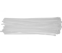 YATO Uvoľniteľná sťahovacia páska 7,6 x 350 mm, biela (100 ks/bal.)