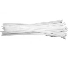Káblové pásky biele 300 x 7,6 mm (50 ks) YATO