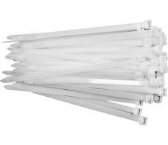 Káblové pásky biele 200 x 7,6 mm (50 ks) YATO