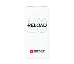 SKROSS Powerbank 20000 mAh s USB káblom, dva výstupy