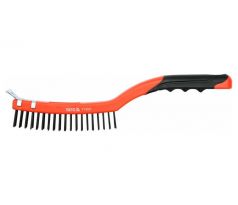 Oceľová kefa ručná 340 mm