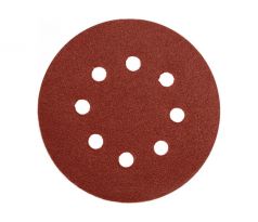 GERMAFLEX Brúsny kotúč so suchým zipsom 125 mm / P60 s 8 otvormi