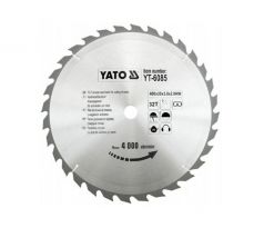 Pilový kotúč na drevo 400 x 30 x 2,8 mm / 32T YATO