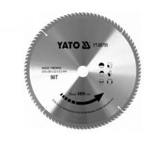 Pilový kotúč na drevo 315 x 30 x 2,2 mm / 96T YATO