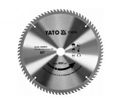 Pilový kotúč na drevo 315 x 30 x 2,5 mm / 80T YATO