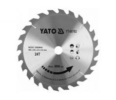Pilový kotúč na drevo 305 x 30 x 2,2 mm / 24T YATO