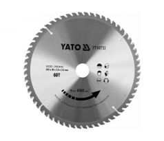 Pilový kotúč na drevo 255 x 30 x 2,0 mm / 60T YATO