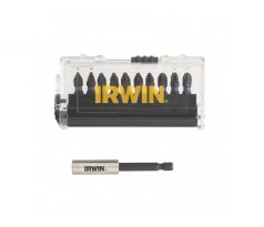 Sada bitových hrotov 10 kusov 25 mm (2xPZ1, 5xPZ2, 3xPZ3) + držiak bitových hrotov IMPACT PRO IRW