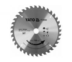 Pilový kotúč na drevo 235 x 25,4 x 1,8 mm / 36T YATO