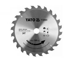 Pilový kotúč na drevo 235 x 25,4 x 1,8 mm / 24T YATO